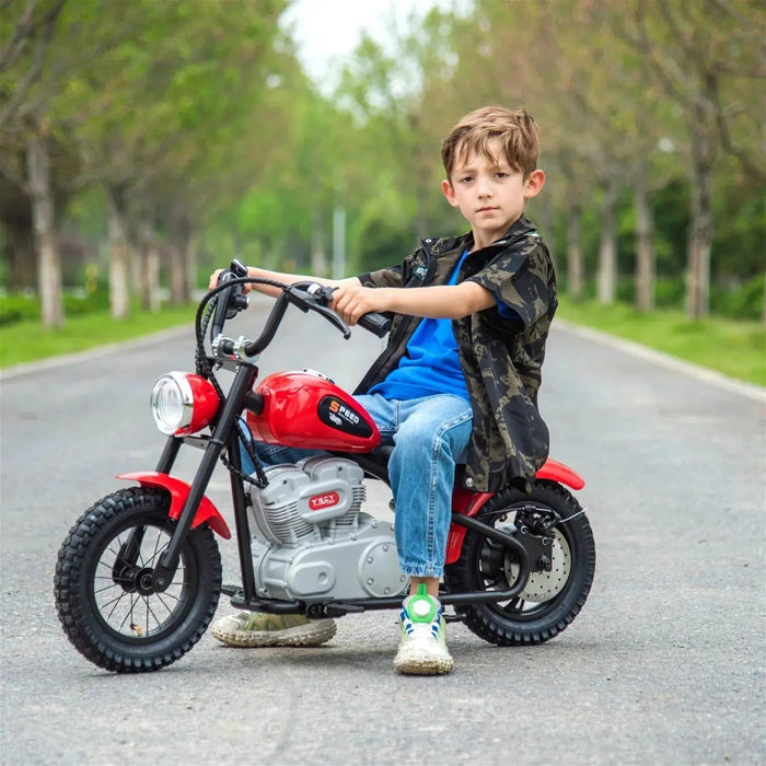 Freddo Toys 36V Freddo E-Chopper, Leather Seat, Rubber Air Wheels, Brushless Motor FR6446