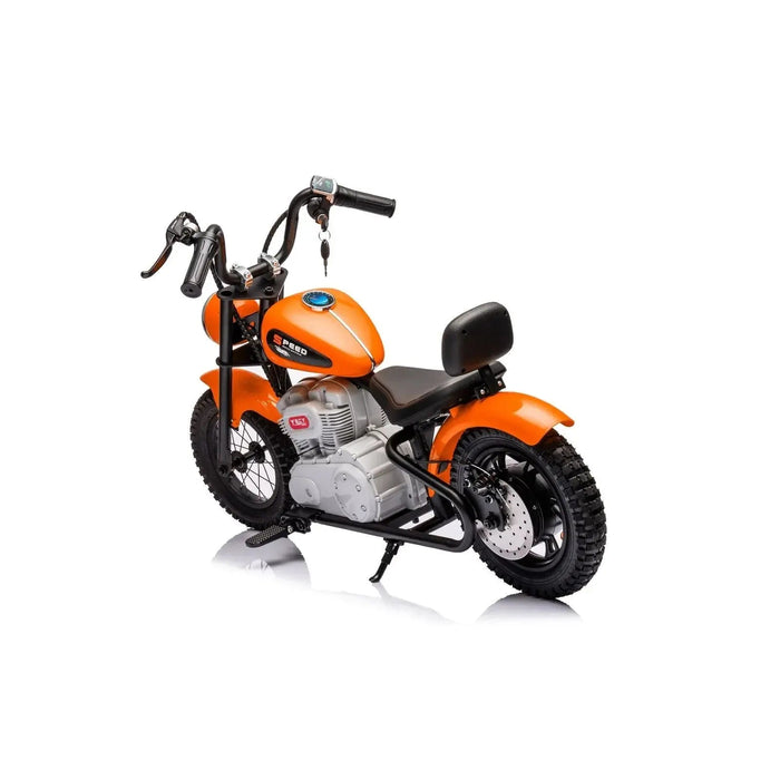 Freddo Toys 36V Freddo E-Chopper, Leather Seat, Rubber Air Wheels, Brushless Motor FR6446
