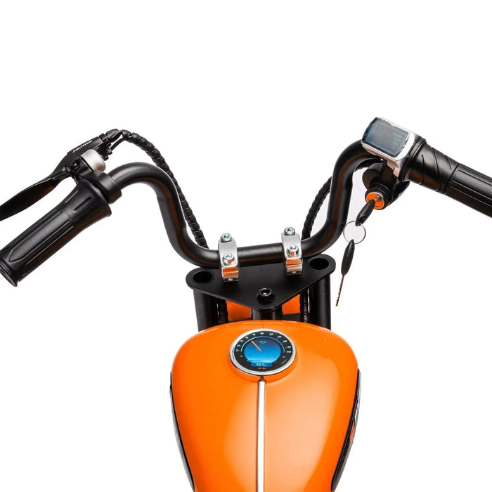 Freddo Toys 36V Freddo E-Chopper, Leather Seat, Rubber Air Wheels, Brushless Motor FR6446