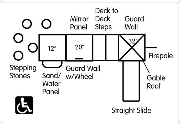 SportsPlay Model Amy and Miss Amy Modular Playground 911-117B, 911-217B