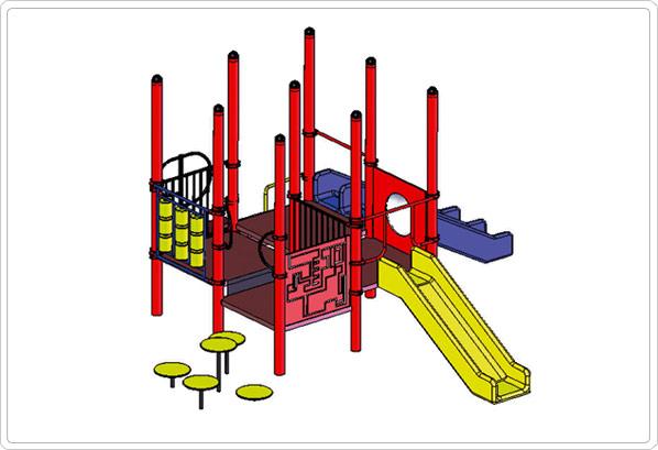 SportsPlay Model Lauren and Miss Lauren Modular Playground 911-128B, 911-228B