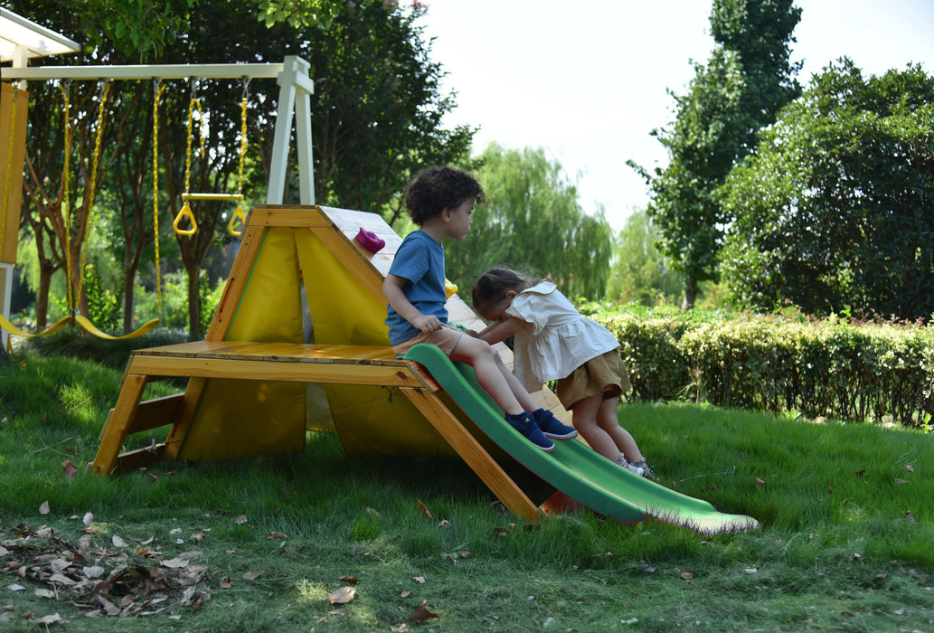 Avenlur Palm - 5-in-1 Outdoor and Indoor Playground Playset AVNLR-PLM-CLMBR-OTDR-V3-NY