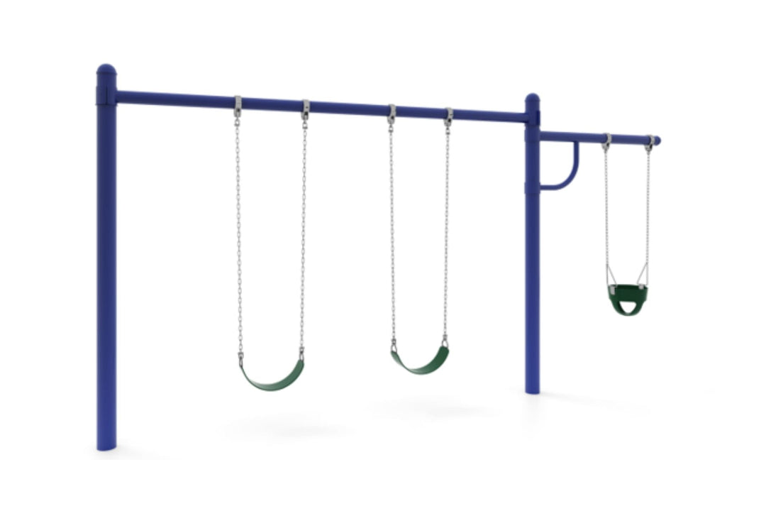 Wisdom 5 Inch Single Post Swing Set With Cantilever Arm SPS-8001