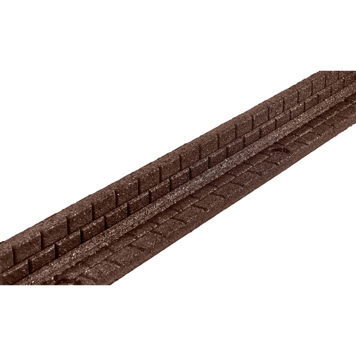 Rubber Mulch L Shape Rubber Border - Brick DCBFE4