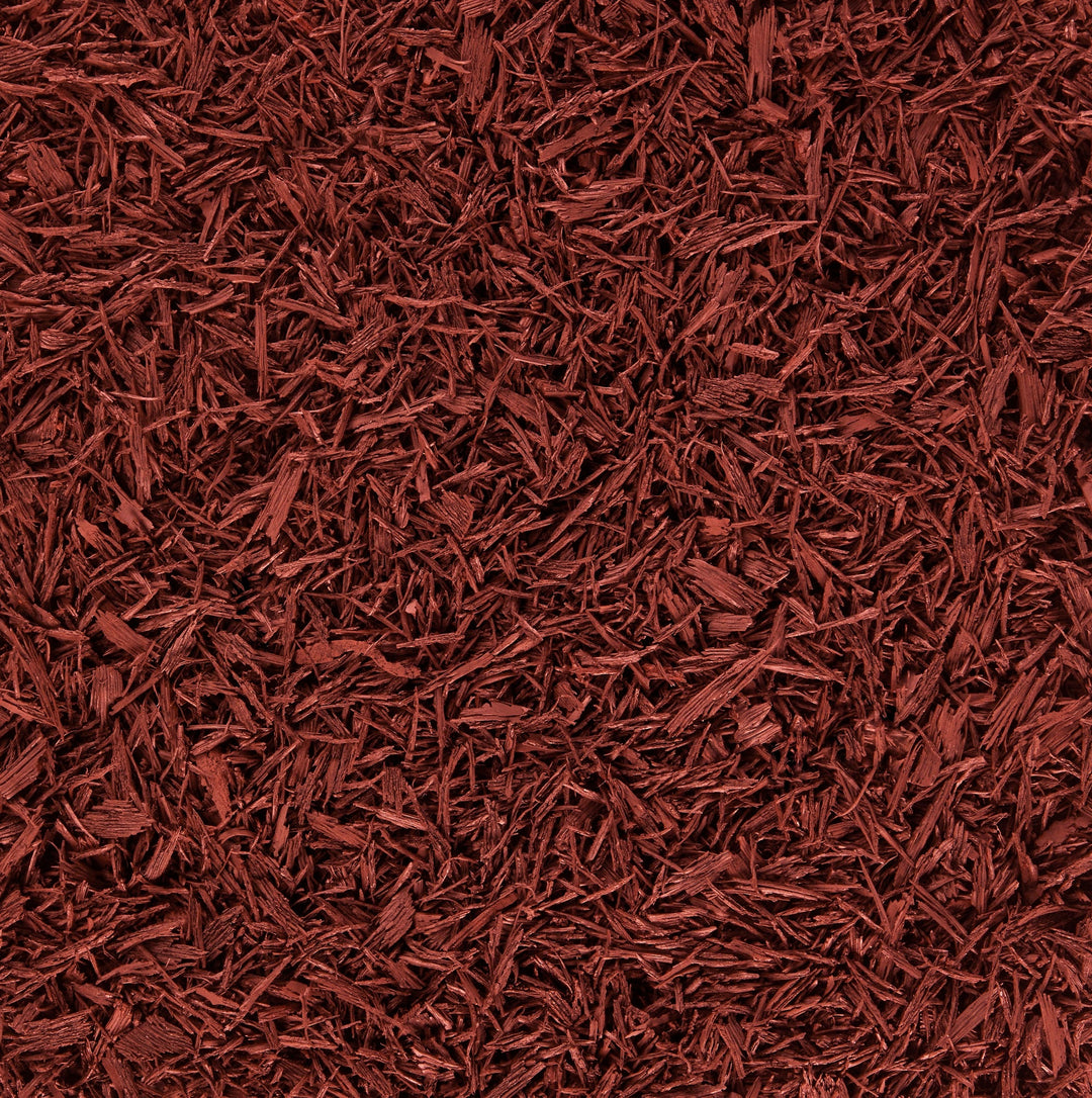 Rubber Mulch Shredded Rubber Mulch | Red