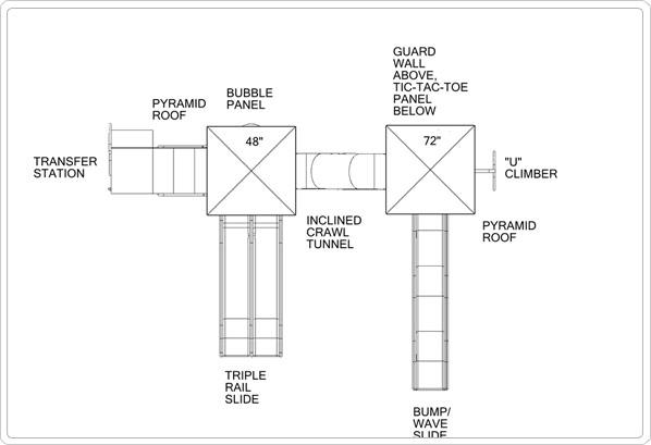 SportsPlay Model Seth and Seth Jr Modular Playground 911-142B, 911-242B