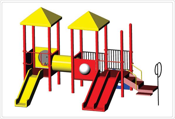 SportsPlay Model Bobbie and Bobbie Jr Modular Playground 911-124B, 911-224B