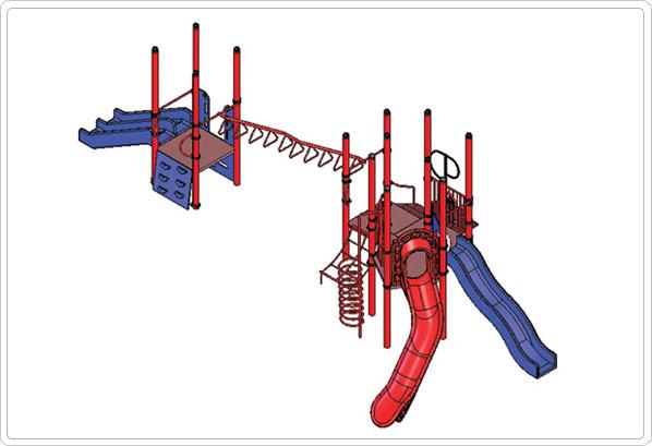 SportsPlay Model Alicia and Miss Alicia Modular Playground 911-132B, 911-232B