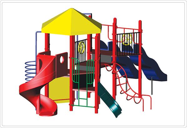 SportsPlay Model Christel and Miss Christel Modular Playground 911-226B, 911-126B