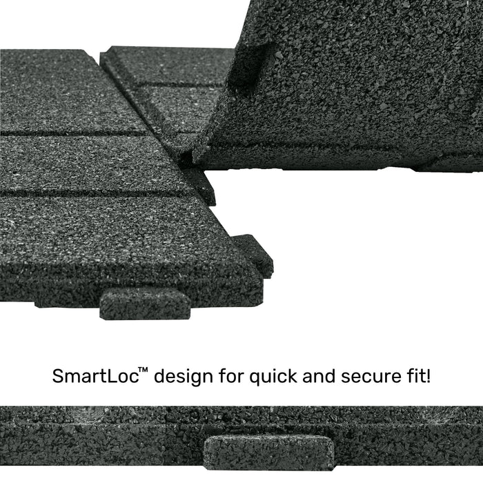 IMC Outdoor Living GroundSmart 16” x 16” Smartloc Brickface Rubber Pavers
