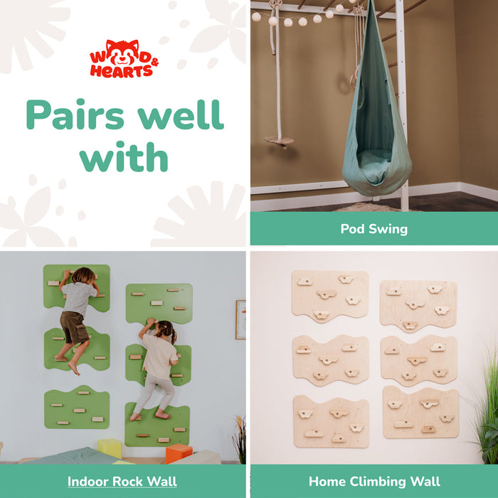 Wood and Hearts Wooden Playground