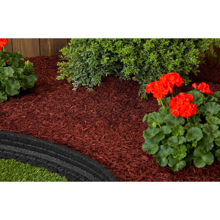 Rubber Mulch Shredded Rubber Mulch | Red