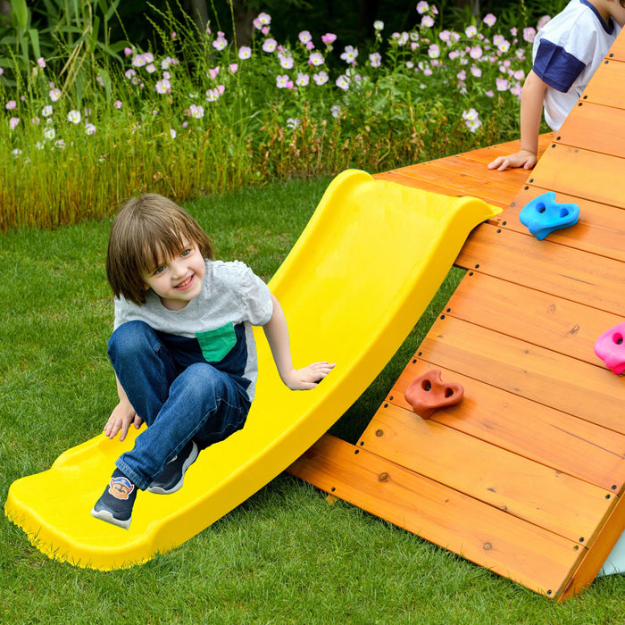 Avenlur Palm - 5-in-1 Outdoor and Indoor Playground Playset AVNLR-PLM-CLMBR-OTDR-V3-NY