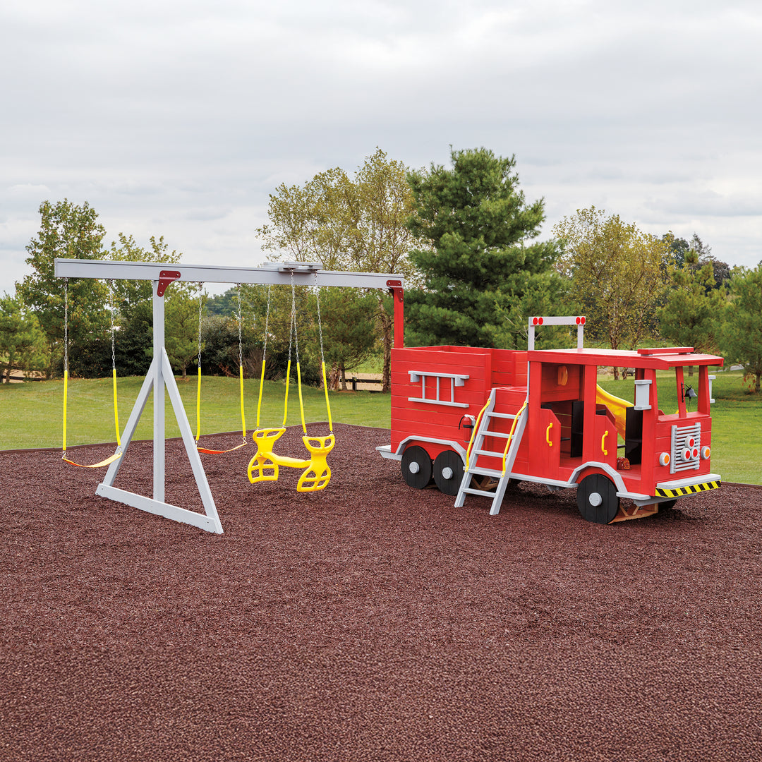 Kinzerbilt Ladder Fire Truck Playset 500