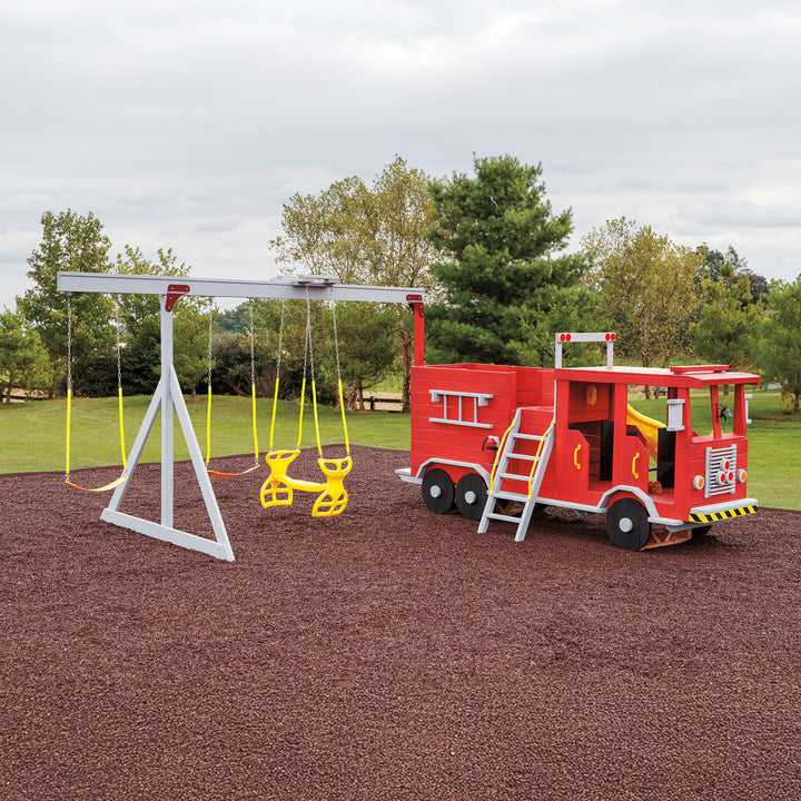 Kinzerbilt Ladder Fire Truck Playset 500