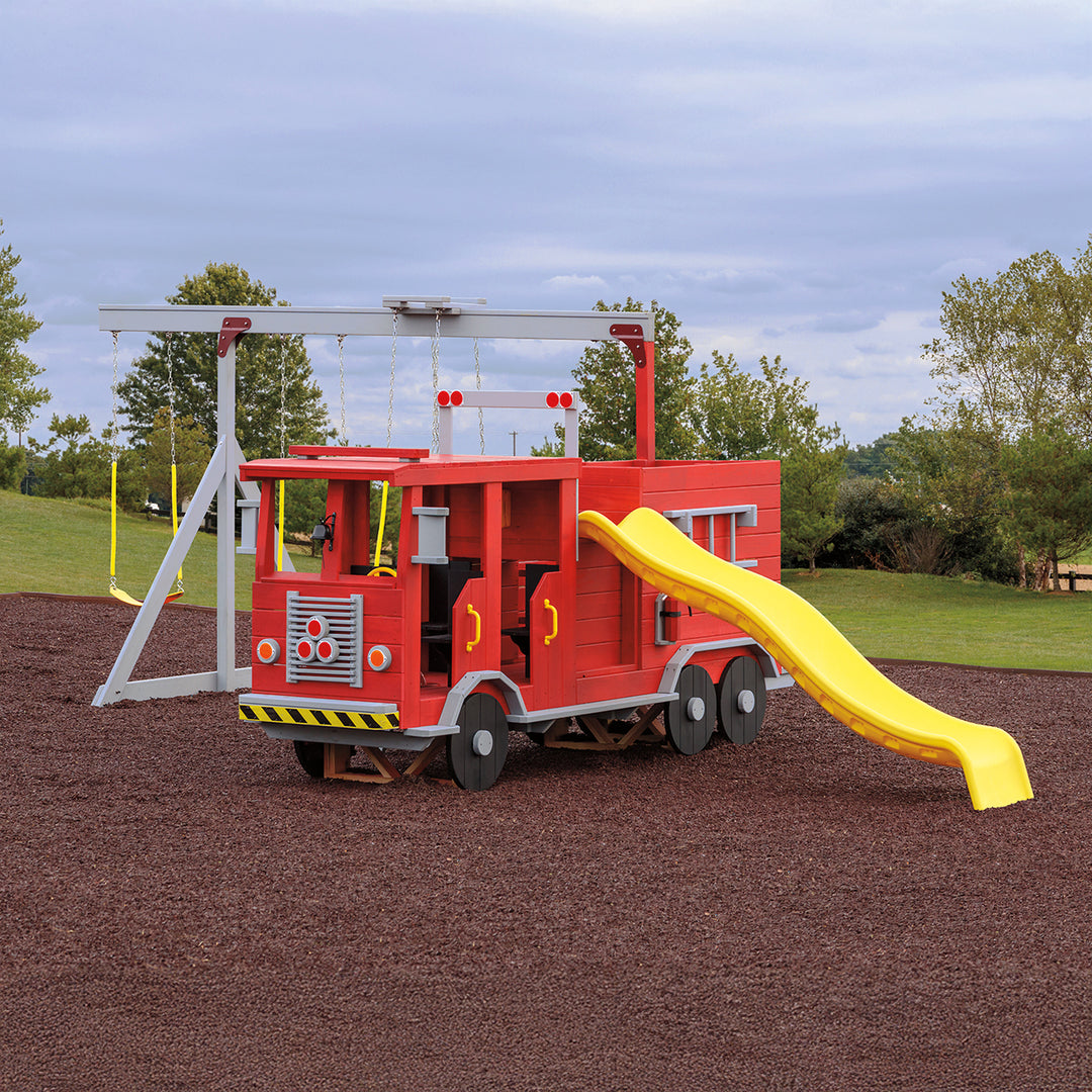 Kinzerbilt Ladder Fire Truck Playset 500