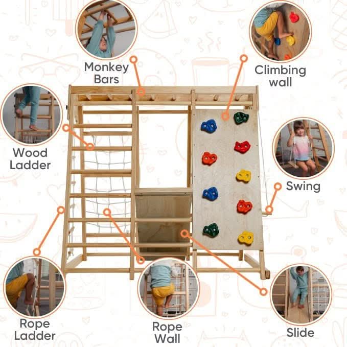 Avenlur Magnolia - Real Wood 7-in-1 Playset AVNLR-WD-CLBR