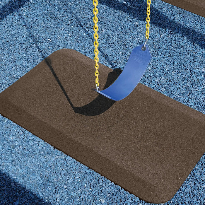 IMC Outdoor Living GroundSmart 54” x 32” x 2” Rubber Playground Wear Mat