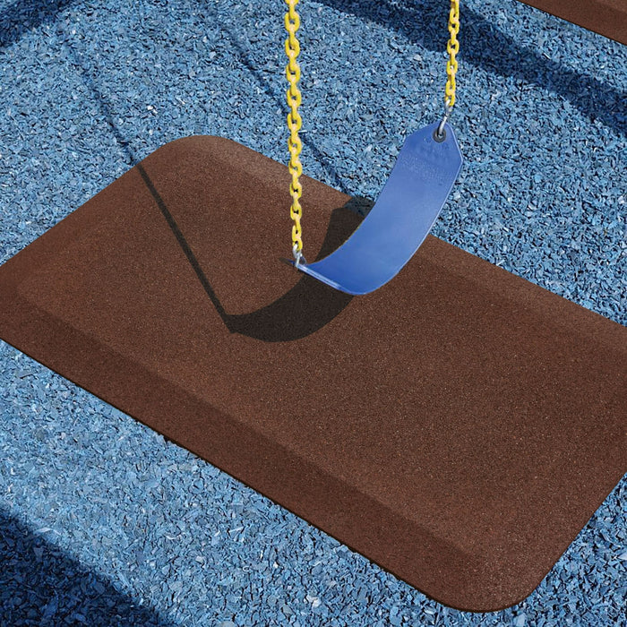 IMC Outdoor Living GroundSmart 54” x 32” x 2” Rubber Playground Wear Mat