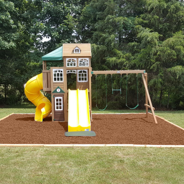 Rubber Mulch Playsafer Playground and Landscape Rubber Mulch | Sand PSDG40