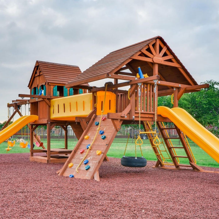 Rubber Mulch Playsafer Playground and Landscape Rubber Mulch | Terra Cotta Red RED-MULCH