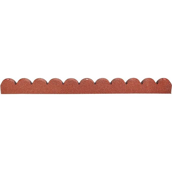 Rubber Mulch Scalloped Rubber Border DCSE4RD