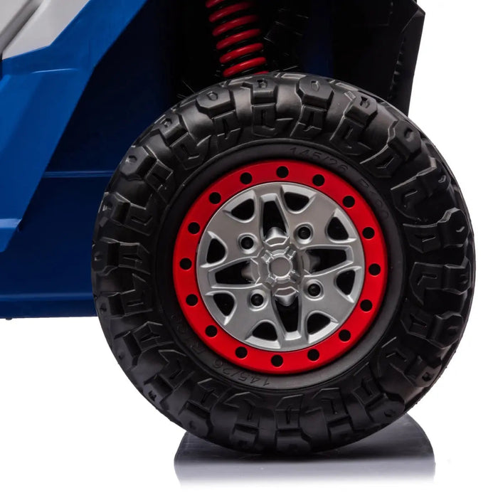 Freddo Toys 24V Freddo Storm Police UTV 2 Seater XB2118-Blue