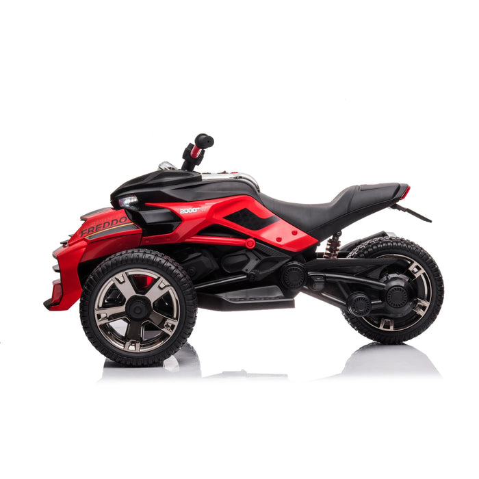 Freddo Toys 24V Freddo Spider 2 Seater Ride-On 3 Wheel Motorcycle XB311824V