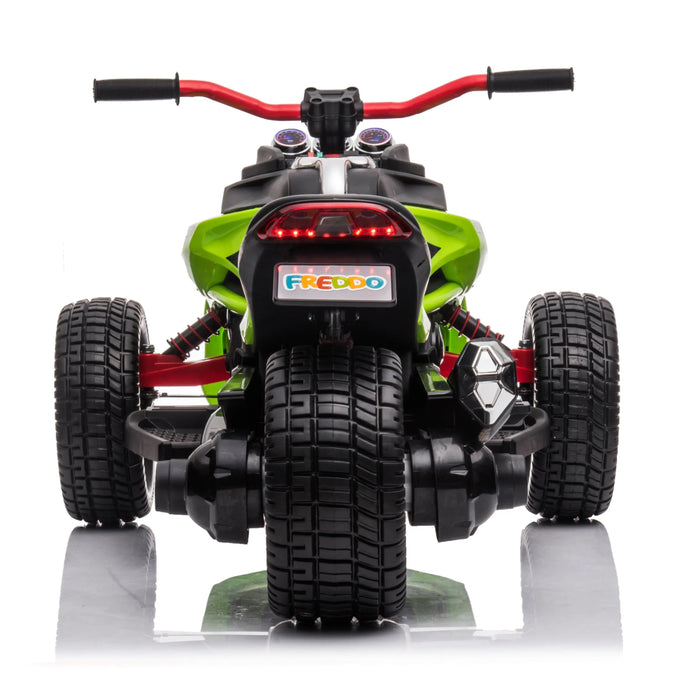 Freddo Toys 24V Freddo Spider 2 Seater Ride-On 3 Wheel Motorcycle XB311824V