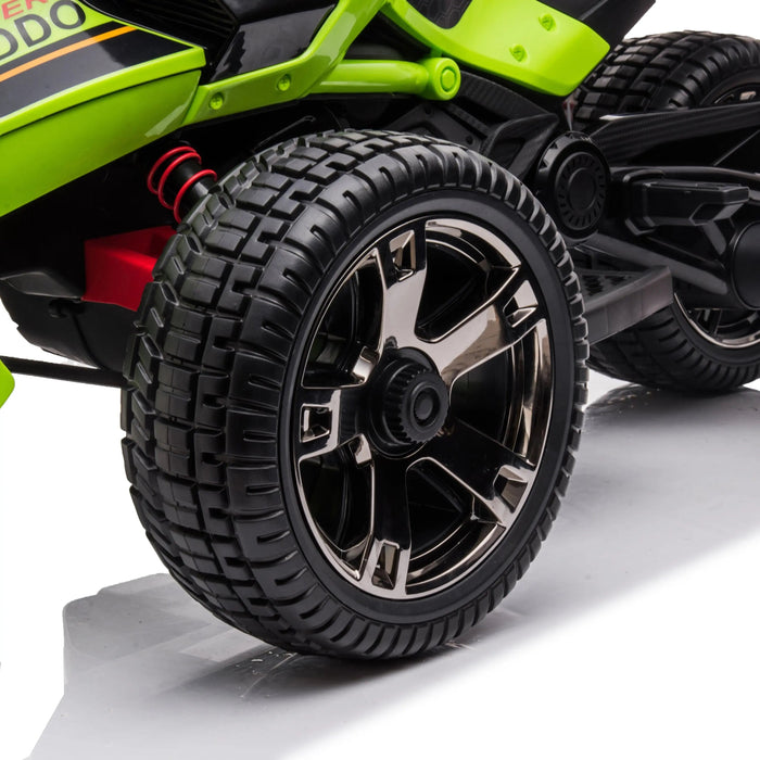 Freddo Toys 24V Freddo Spider 2 Seater Ride-On 3 Wheel Motorcycle XB311824V