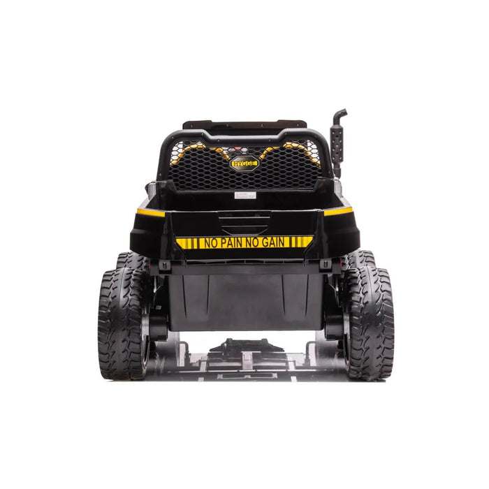 Freddo Toys 24V 6 Wheeler Freddo Tractor Trailer 2 Seater Ride-on with Dump Cart and Parental Remote A7302