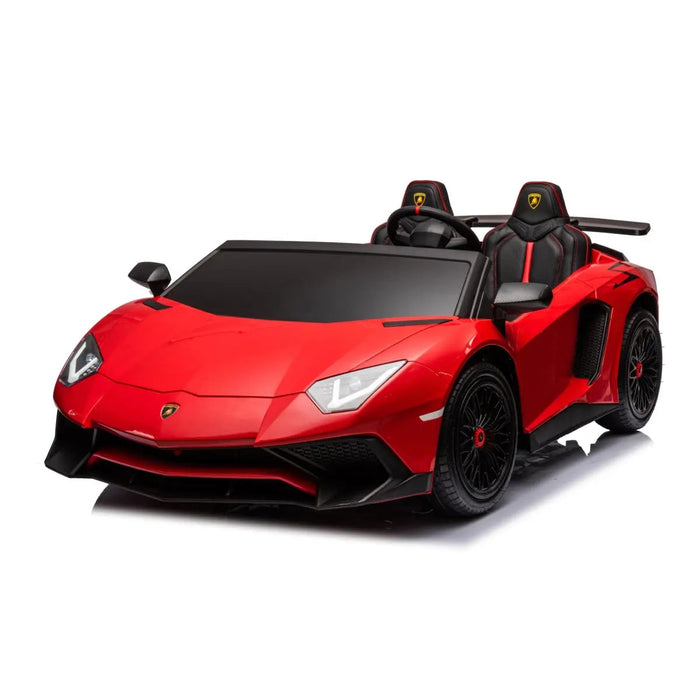 Freddo Toys 24V Lamborghini Aventador 2 Seater Ride On Car for Kids: Advanced Brushless Motor & Differential for High-Octane Fun FR8877