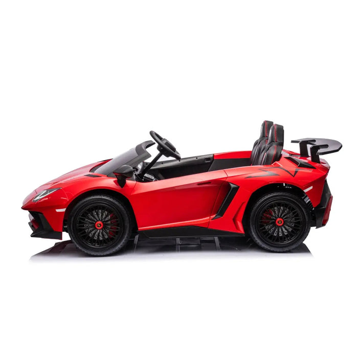 Freddo Toys 24V Lamborghini Aventador 2 Seater Ride On Car for Kids: Advanced Brushless Motor & Differential for High-Octane Fun FR8877