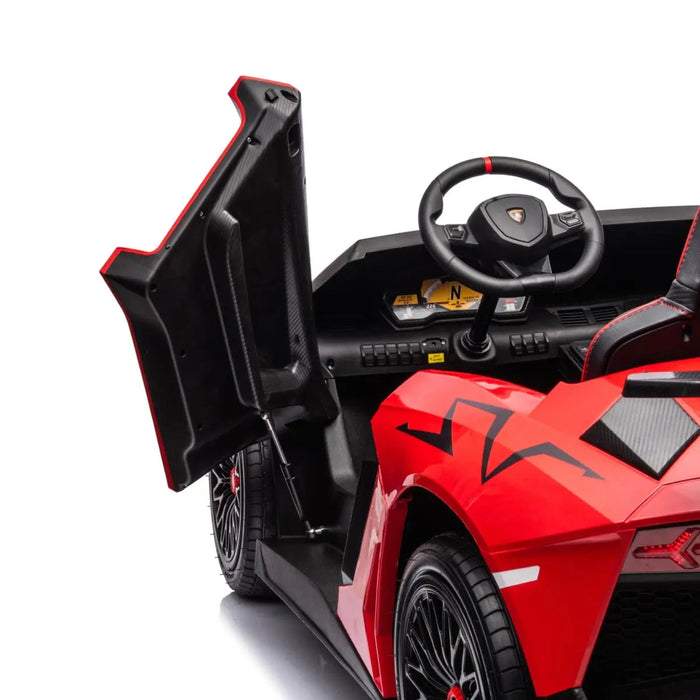 Freddo Toys 24V Lamborghini Aventador 2 Seater Ride On Car for Kids: Advanced Brushless Motor & Differential for High-Octane Fun FR8877