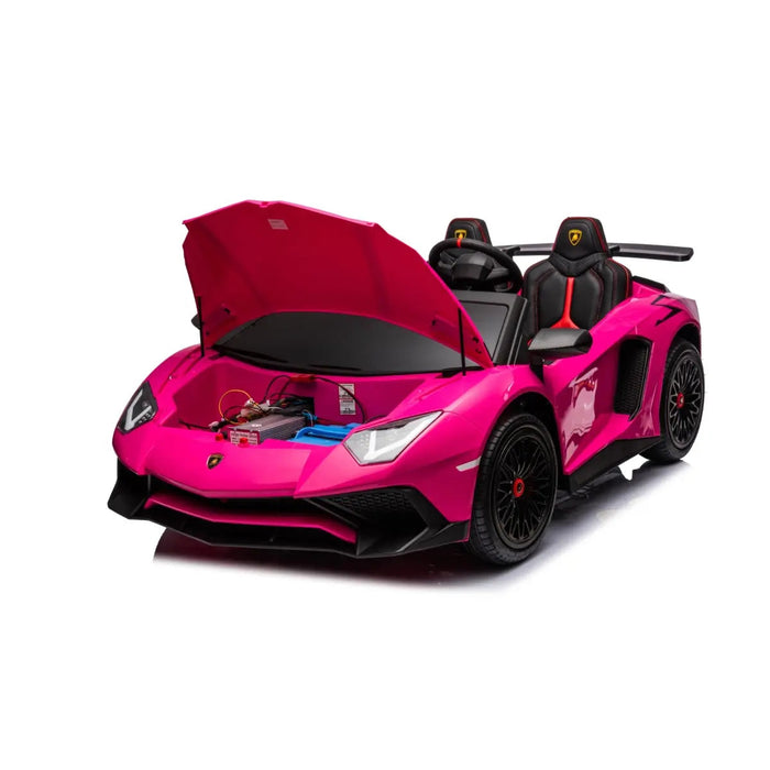Freddo Toys 24V Lamborghini Aventador 2 Seater Ride On Car for Kids: Advanced Brushless Motor & Differential for High-Octane Fun FR8877
