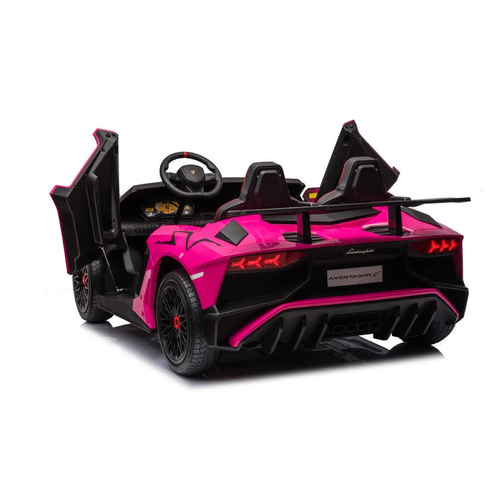 Freddo Toys 24V Lamborghini Aventador 2 Seater Ride On Car for Kids: Advanced Brushless Motor & Differential for High-Octane Fun FR8877