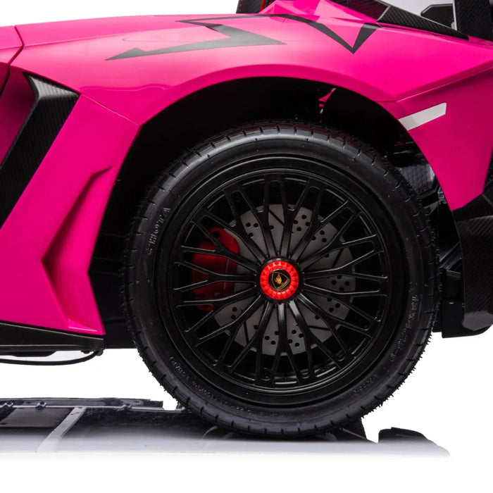 Freddo Toys 24V Lamborghini Aventador 2 Seater Ride On Car for Kids: Advanced Brushless Motor & Differential for High-Octane Fun FR8877