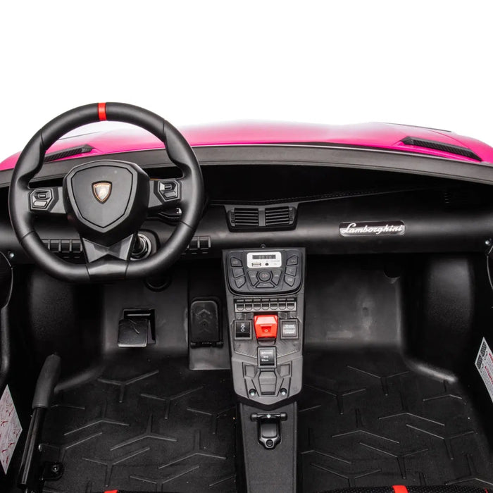 Freddo Toys 24V Lamborghini Aventador 2 Seater Ride On Car for Kids: Advanced Brushless Motor & Differential for High-Octane Fun FR8877