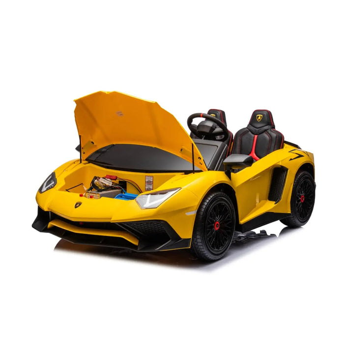 Freddo Toys 24V Lamborghini Aventador 2 Seater Ride On Car for Kids: Advanced Brushless Motor & Differential for High-Octane Fun FR8877