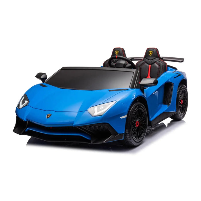 Freddo Toys 24V Lamborghini Aventador 2 Seater Ride On Car for Kids: Advanced Brushless Motor & Differential for High-Octane Fun FR8877