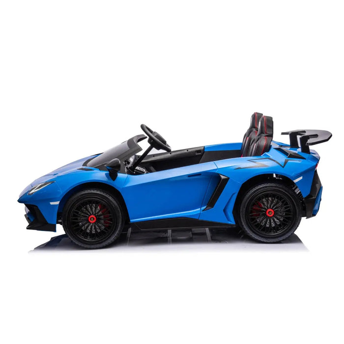 Freddo Toys 24V Lamborghini Aventador 2 Seater Ride On Car for Kids: Advanced Brushless Motor & Differential for High-Octane Fun FR8877