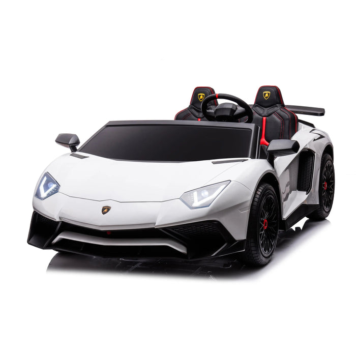 Freddo Toys 24V Lamborghini Aventador 2 Seater Ride On Car for Kids: Advanced Brushless Motor & Differential for High-Octane Fun FR8877