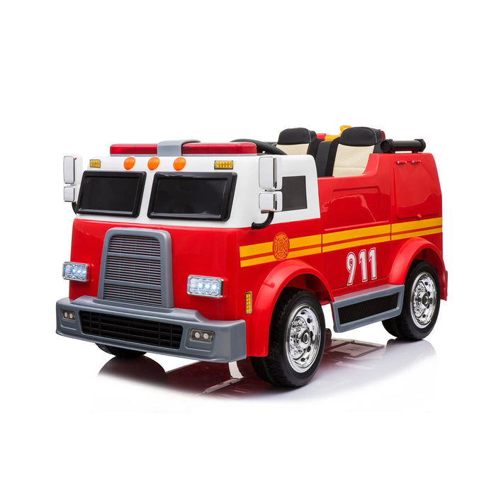 Freddo Toys 24V Freddo Fire Truck 2-Seater Ride on FR9118
