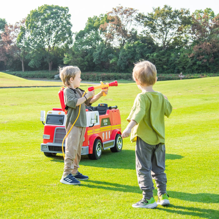 Freddo Toys 24V Freddo Fire Truck 2-Seater Ride on FR9118