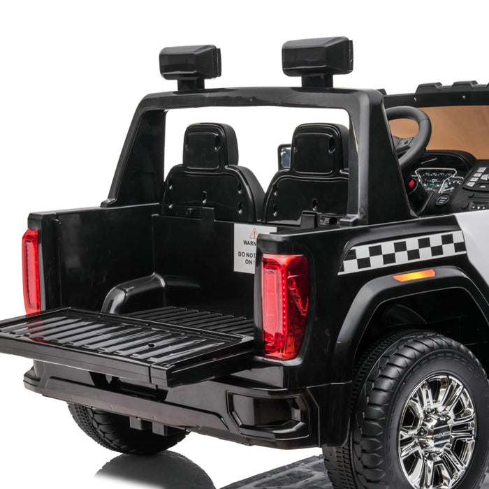 Freddo Toys 24V GMC Sierra Denali 2 Seater Police Ride-On Truck HL36824V