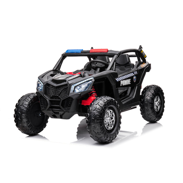 Freddo Toys 24V Freddo Storm Police UTV 2 Seater XB2118-Blue