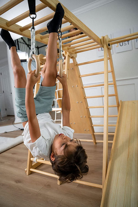 Avenlur Chestnut - 8-in-1 Jungle Gym for Toddlers AVNLR-WD-CLBR