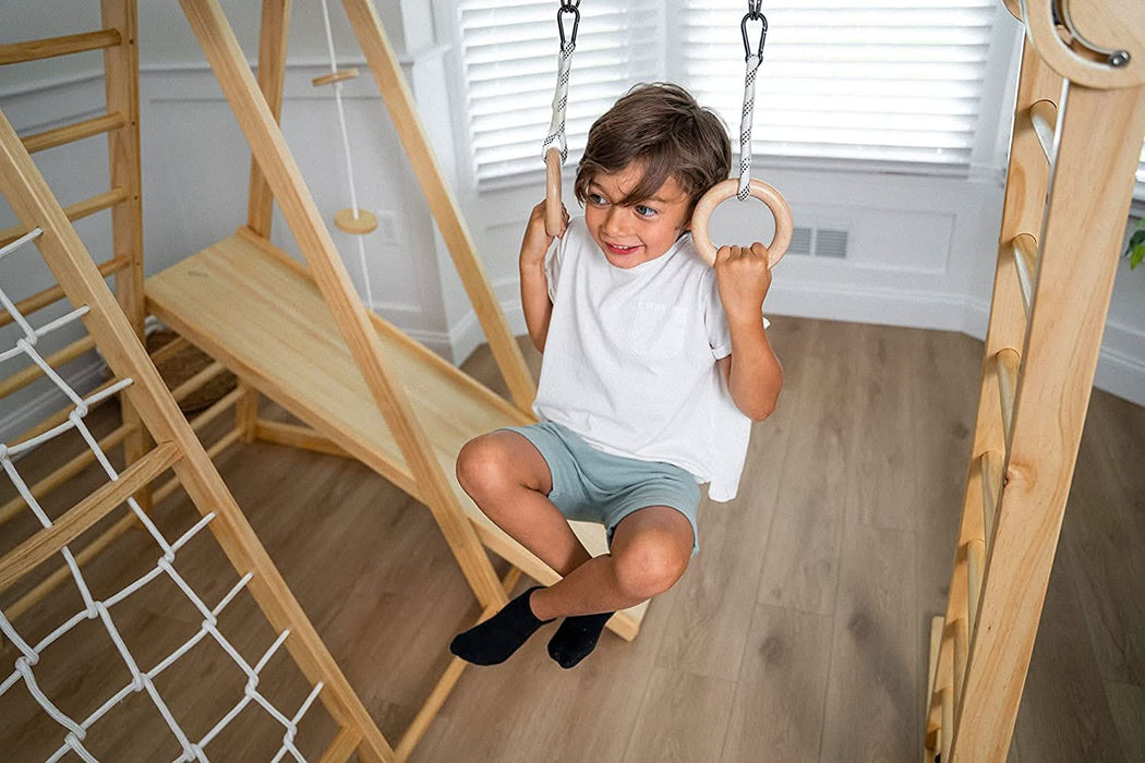 Avenlur Chestnut - 8-in-1 Jungle Gym for Toddlers AVNLR-WD-CLBR