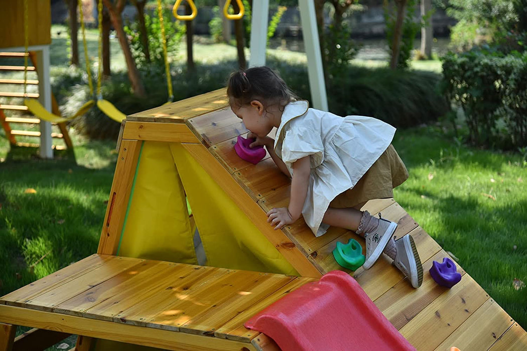Avenlur Palm - 5-in-1 Outdoor and Indoor Playground Playset AVNLR-PLM-CLMBR-OTDR-V3-NY