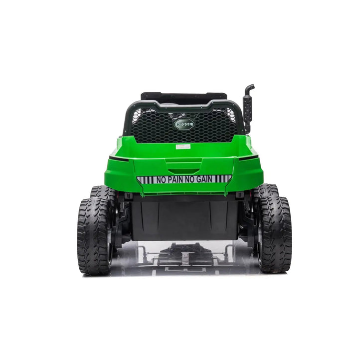 Freddo Toys 24V 6 Wheeler Freddo Tractor Trailer 2 Seater Ride-on with Dump Cart and Parental Remote A7302